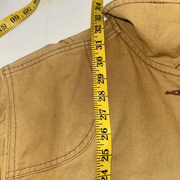 Vtg LL Bean  Chore Coat Barn Field Canvas Jacket Primaloft Flannel Lined - Picture 7 of 16
